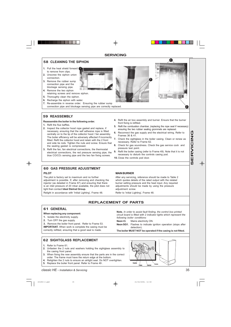 IDEAL INDUSTRIES CLASSIC HE18 User Manual | Page 35 / 52