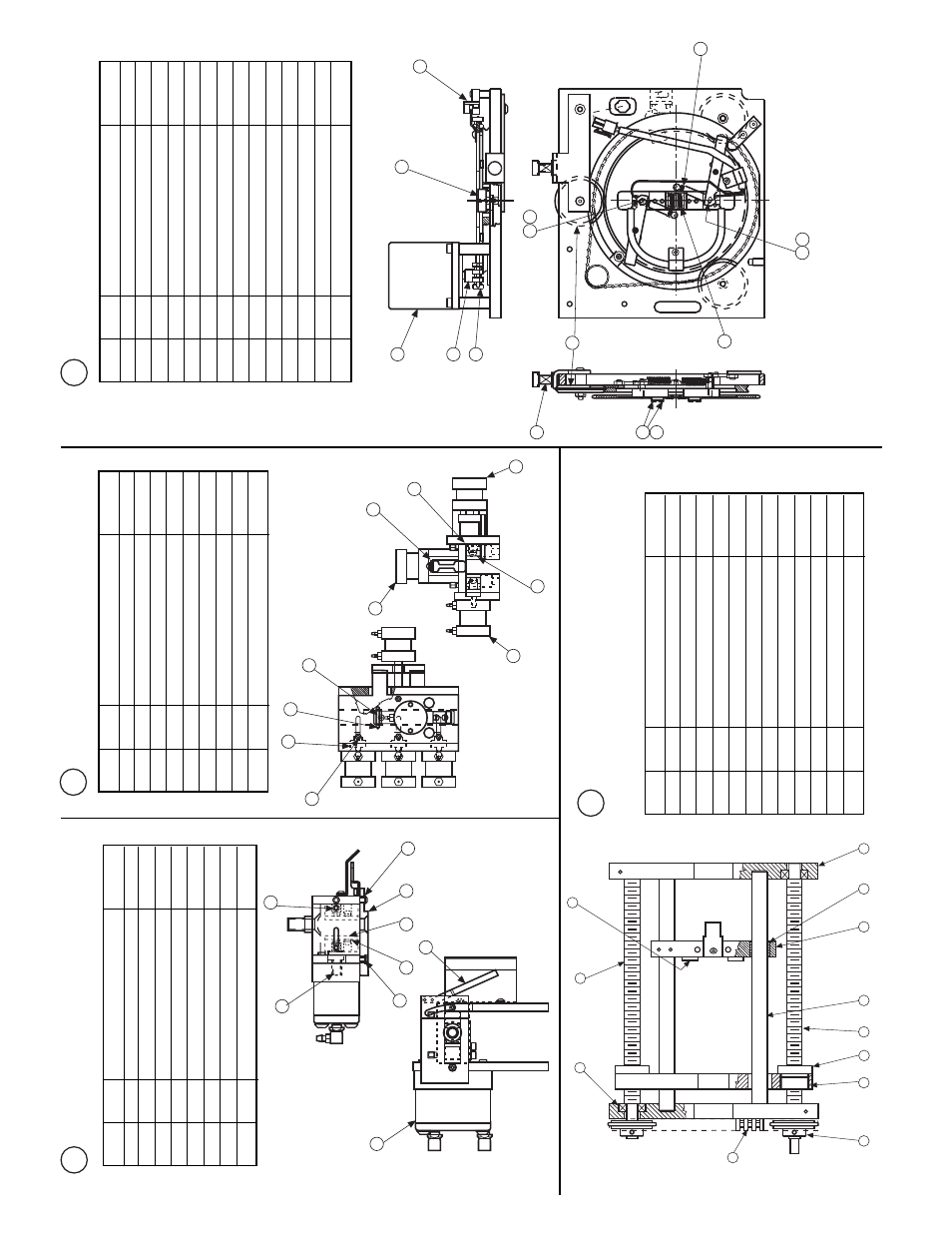 Strip length adjustment assembly, Thermal head assembly, Rear gripper assembly | Front gripper assembly | IDEAL INDUSTRIES 45-935 User Manual | Page 21 / 23