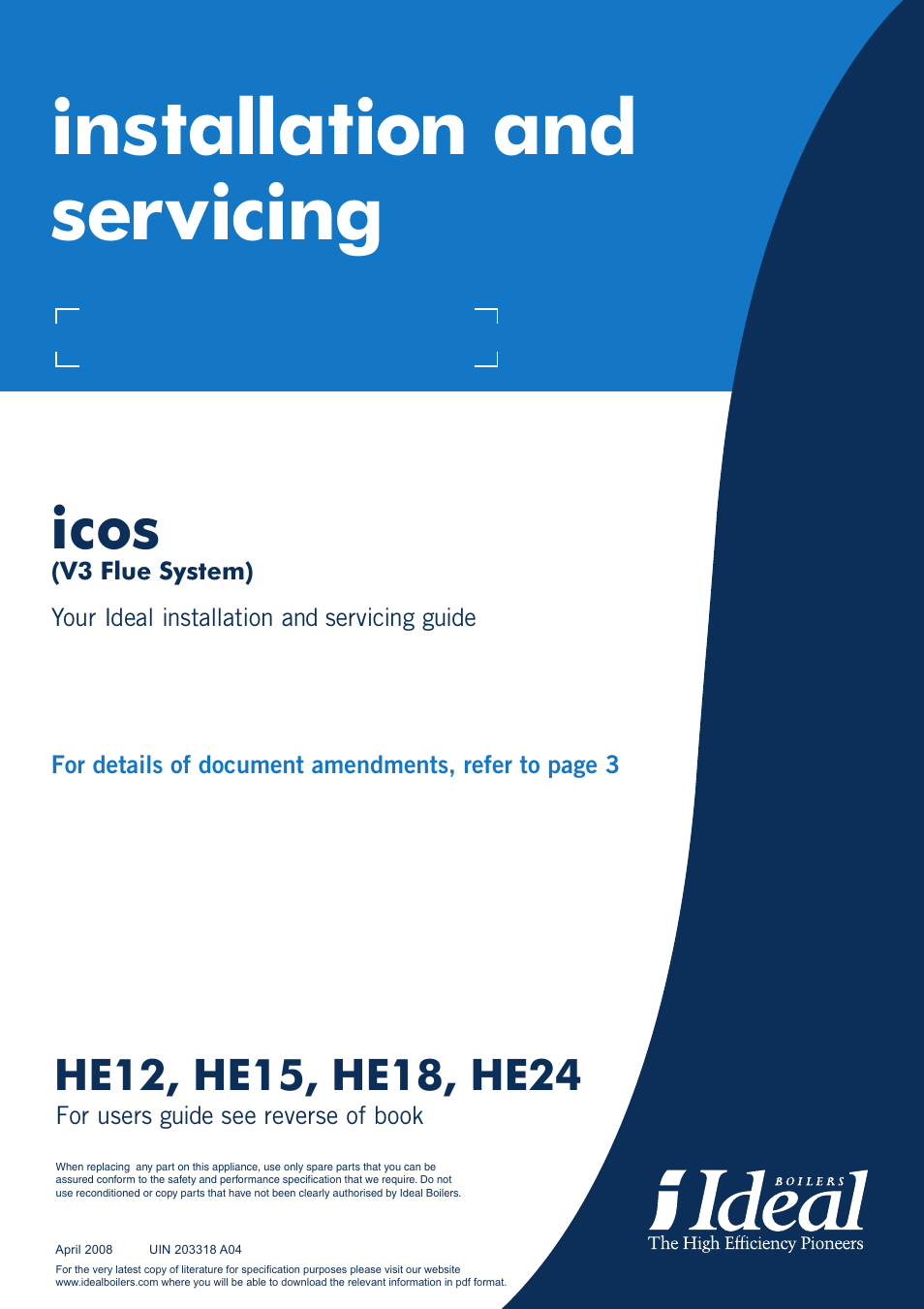 IDEAL INDUSTRIES ICOS HE18 User Manual | 60 pages