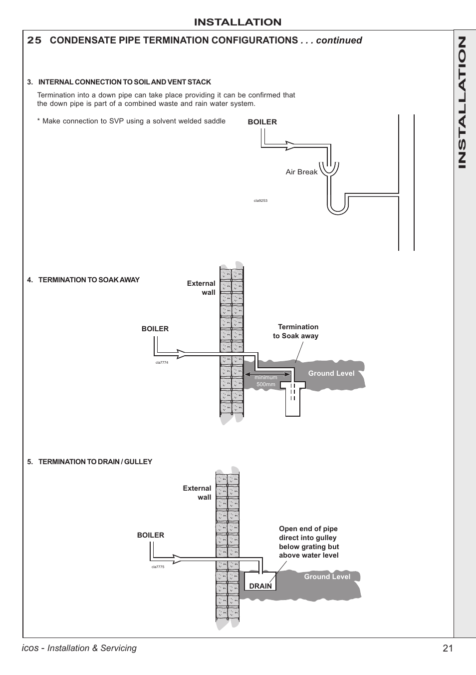 21 icos, Inst alla tion | IDEAL INDUSTRIES ICOS HE18 User Manual | Page 21 / 60
