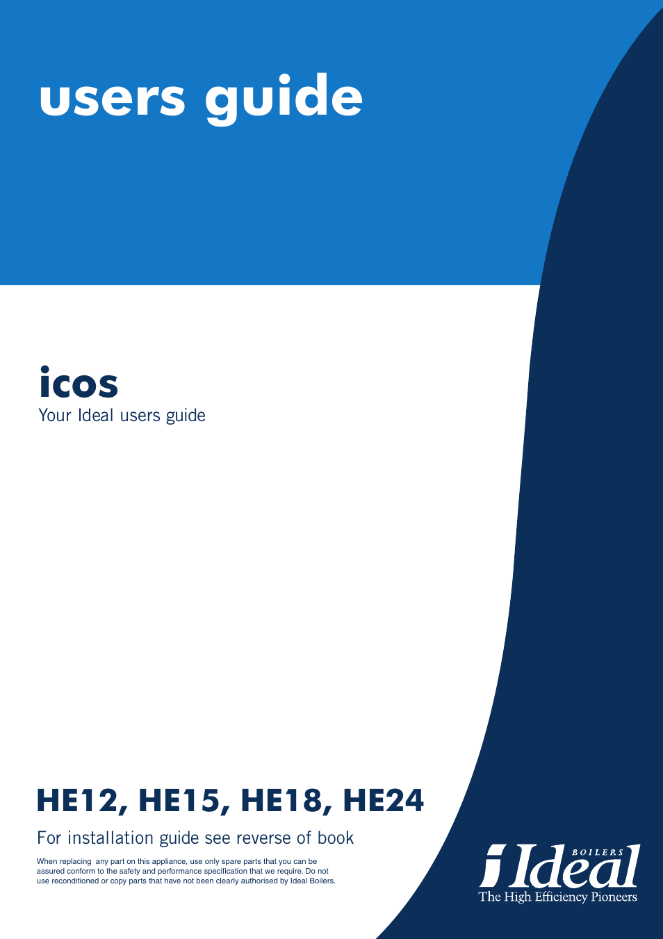 Users guide, Icos | IDEAL INDUSTRIES ICOS HE18 User Manual | Page 57 / 60