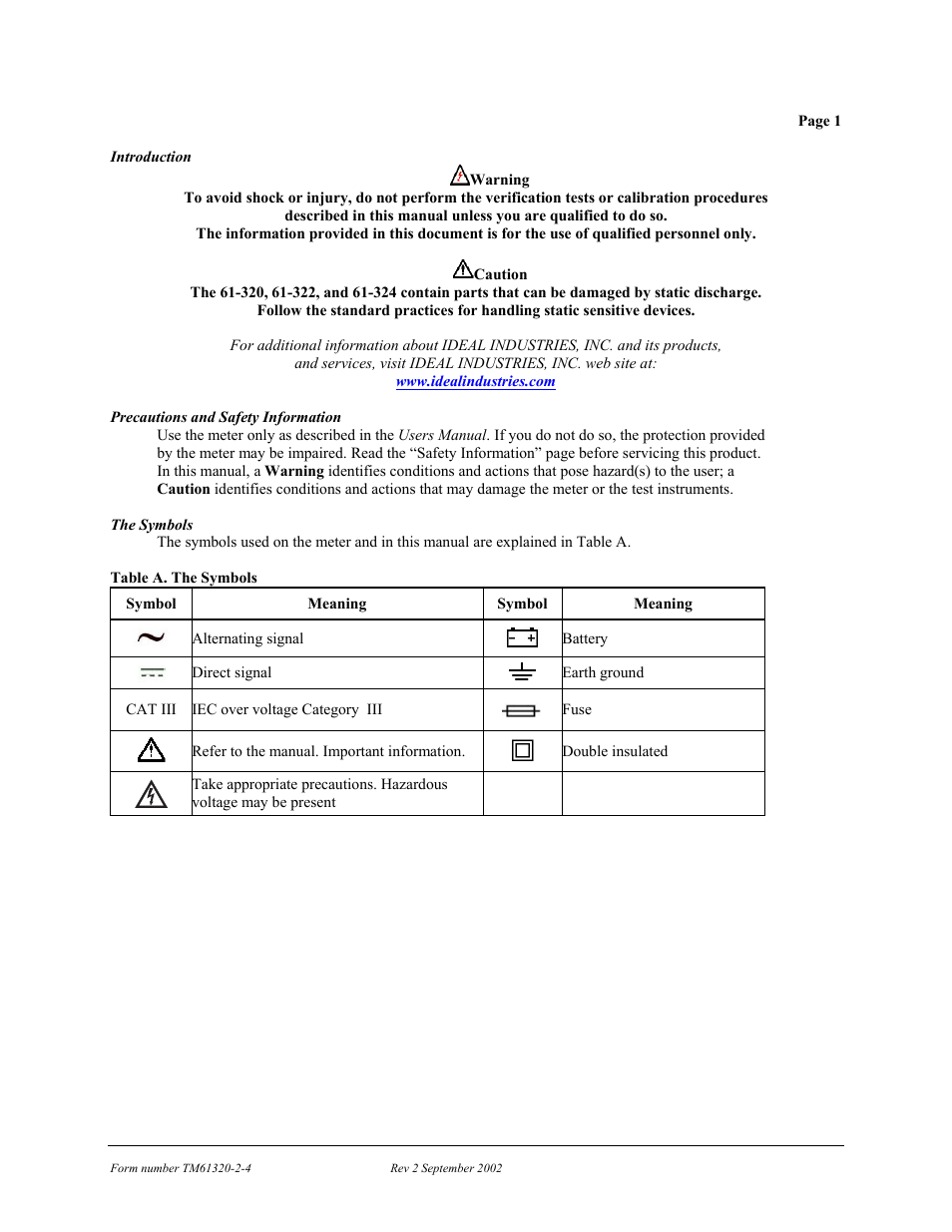 IDEAL INDUSTRIES 61-320 User Manual | Page 3 / 19