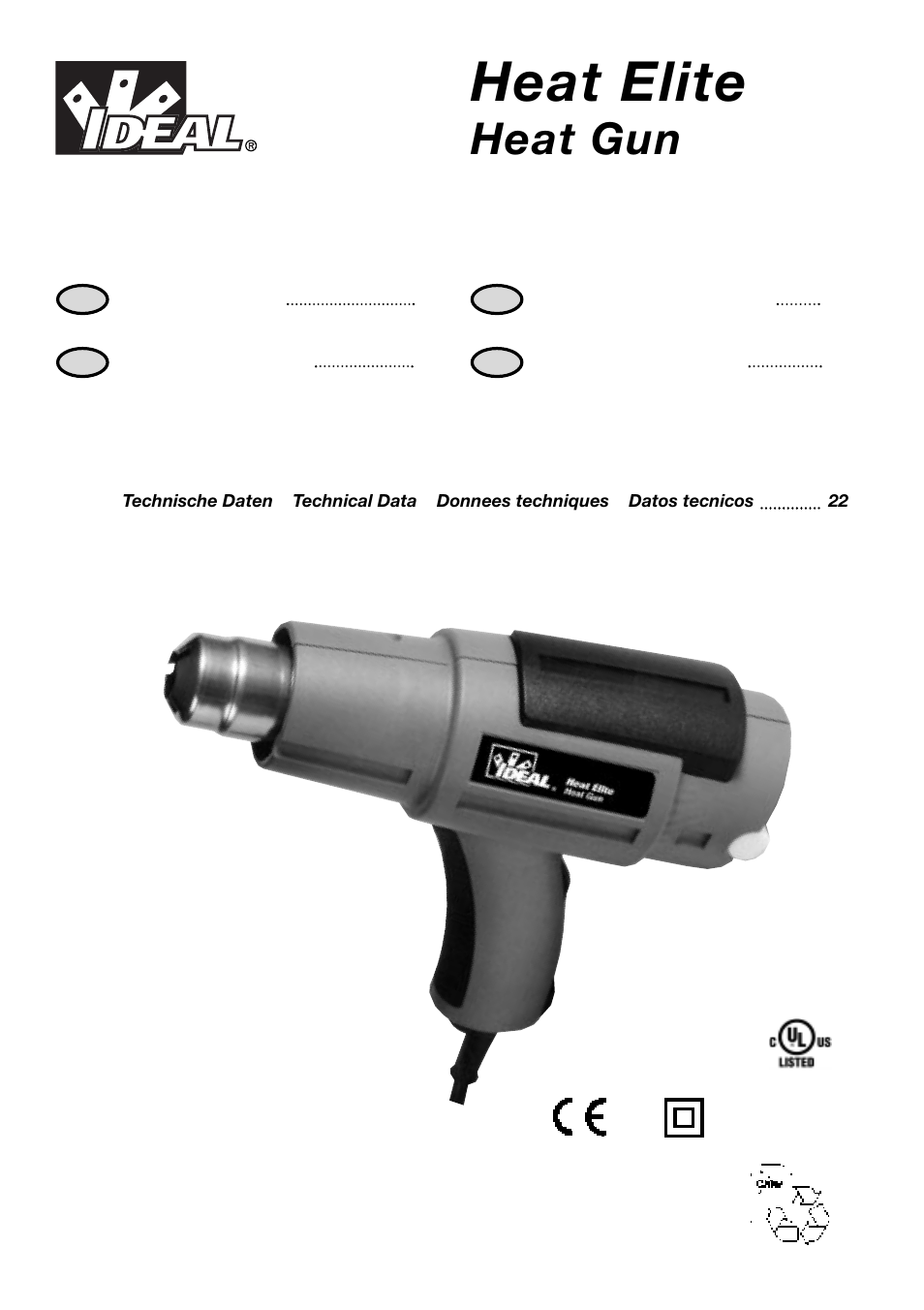 IDEAL INDUSTRIES Heat Gun User Manual | 24 pages