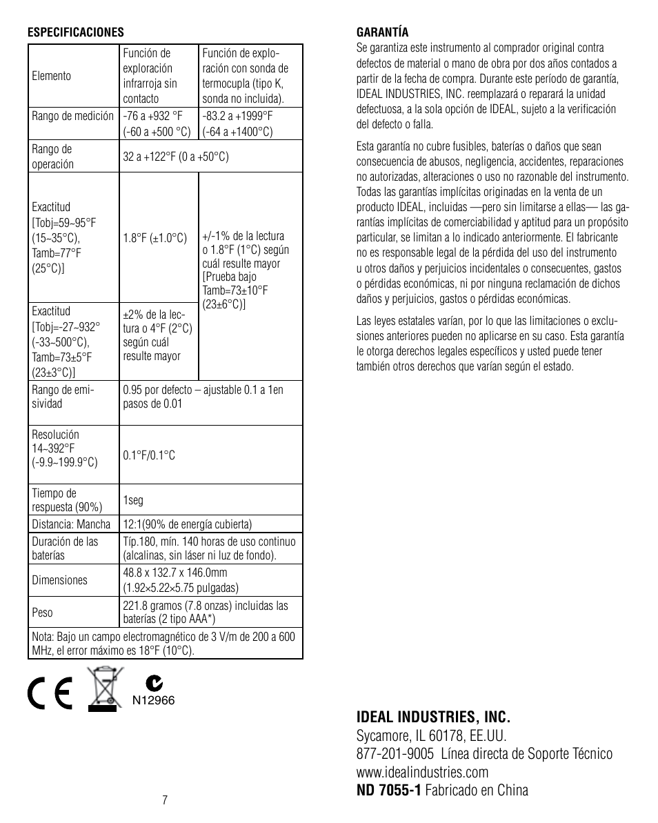 IDEAL INDUSTRIES 61-685 User Manual | Page 8 / 12