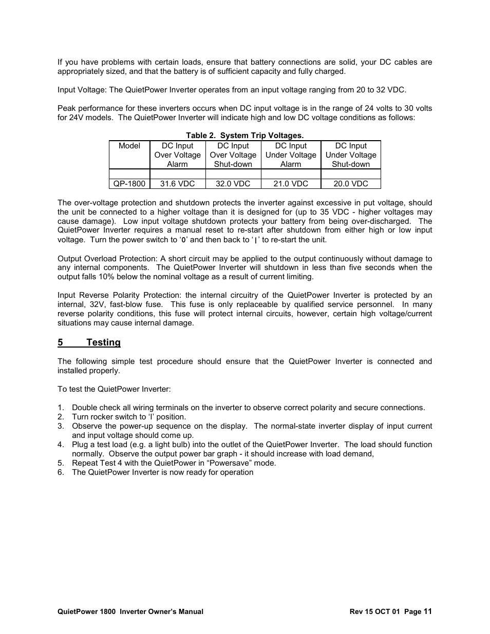 I.R.I.S. QP-1800 User Manual | Page 11 / 22