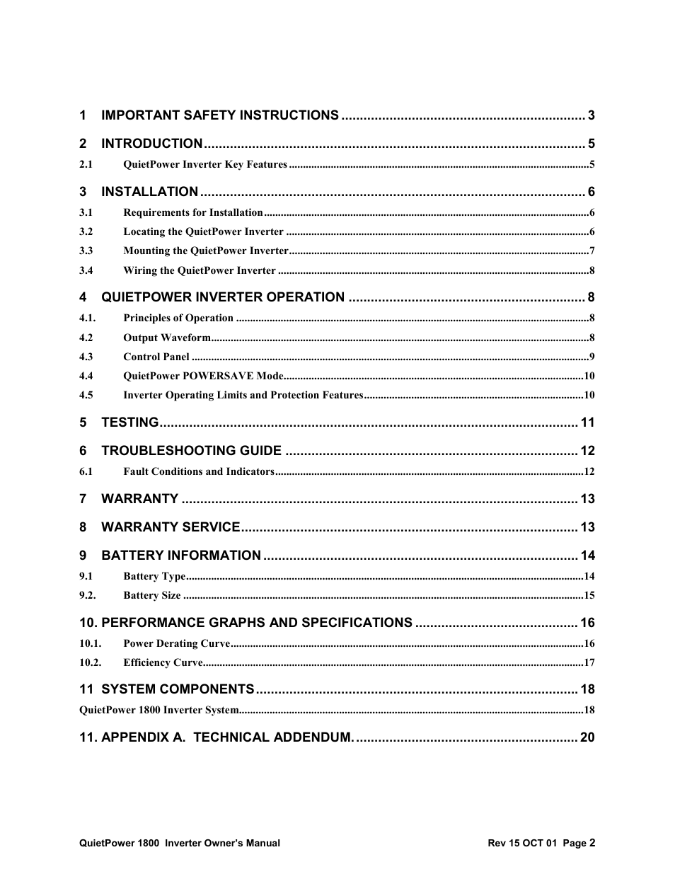 I.R.I.S. QP-1800 User Manual | Page 2 / 22
