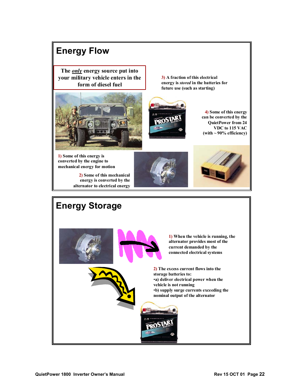 Energy flow, Energy storage | I.R.I.S. QP-1800 User Manual | Page 22 / 22