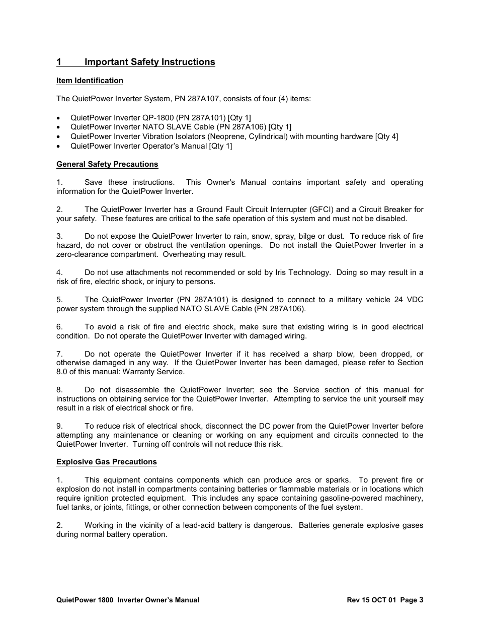 I.R.I.S. QP-1800 User Manual | Page 3 / 22