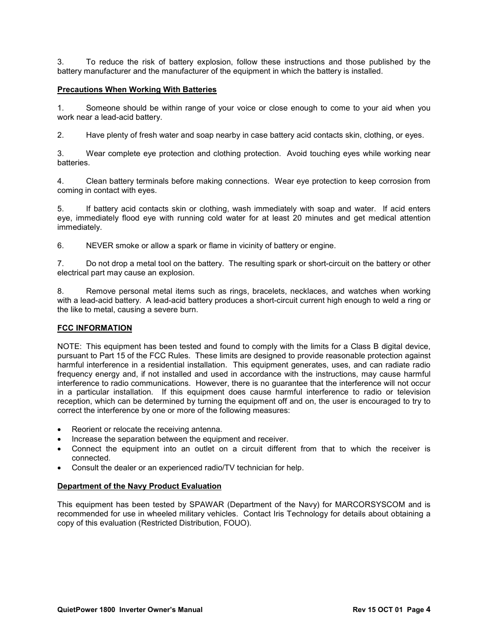 I.R.I.S. QP-1800 User Manual | Page 4 / 22