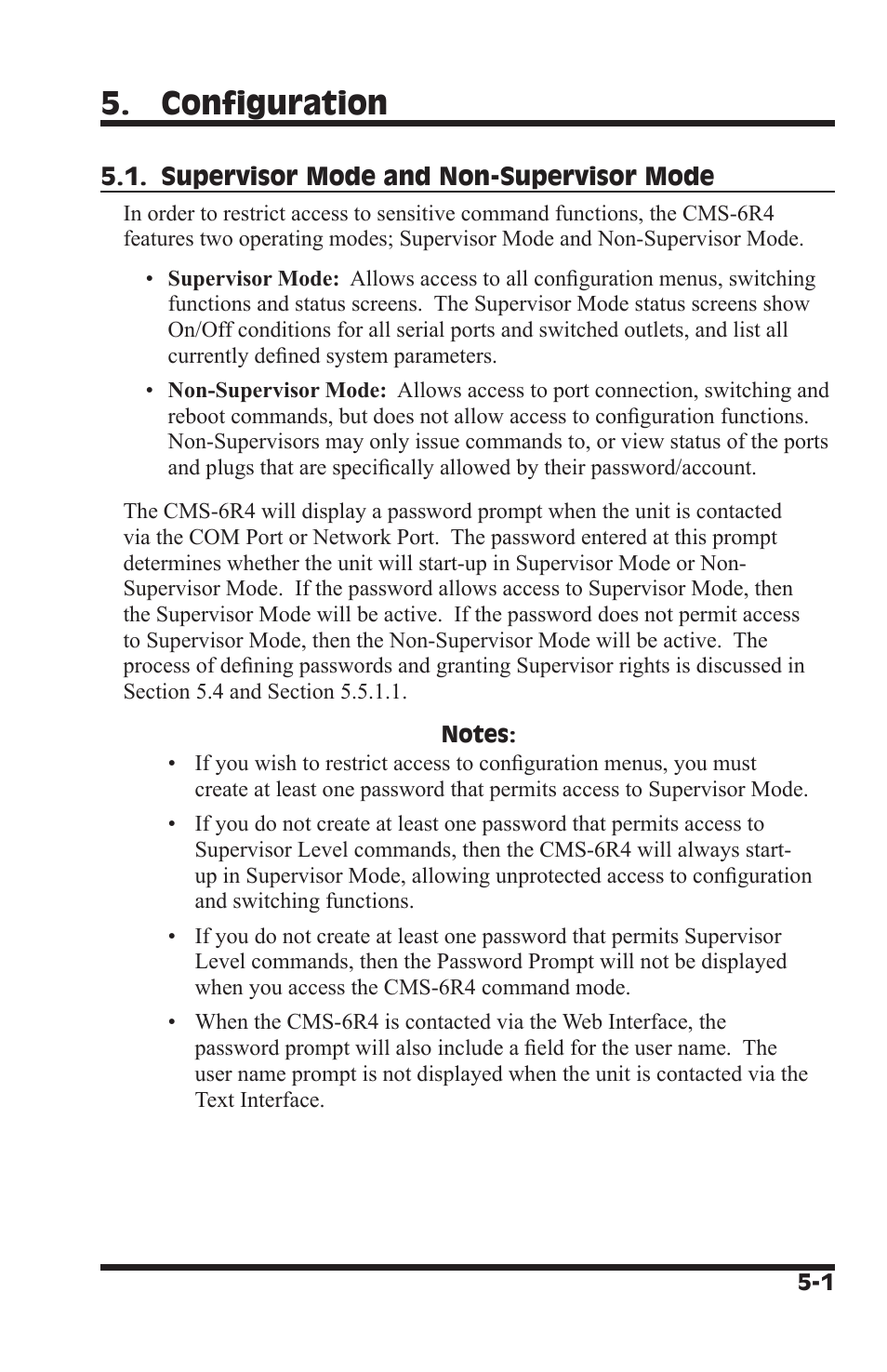 Configuration | I-Tech Company CMS 6R4 Series User Manual | Page 23 / 123
