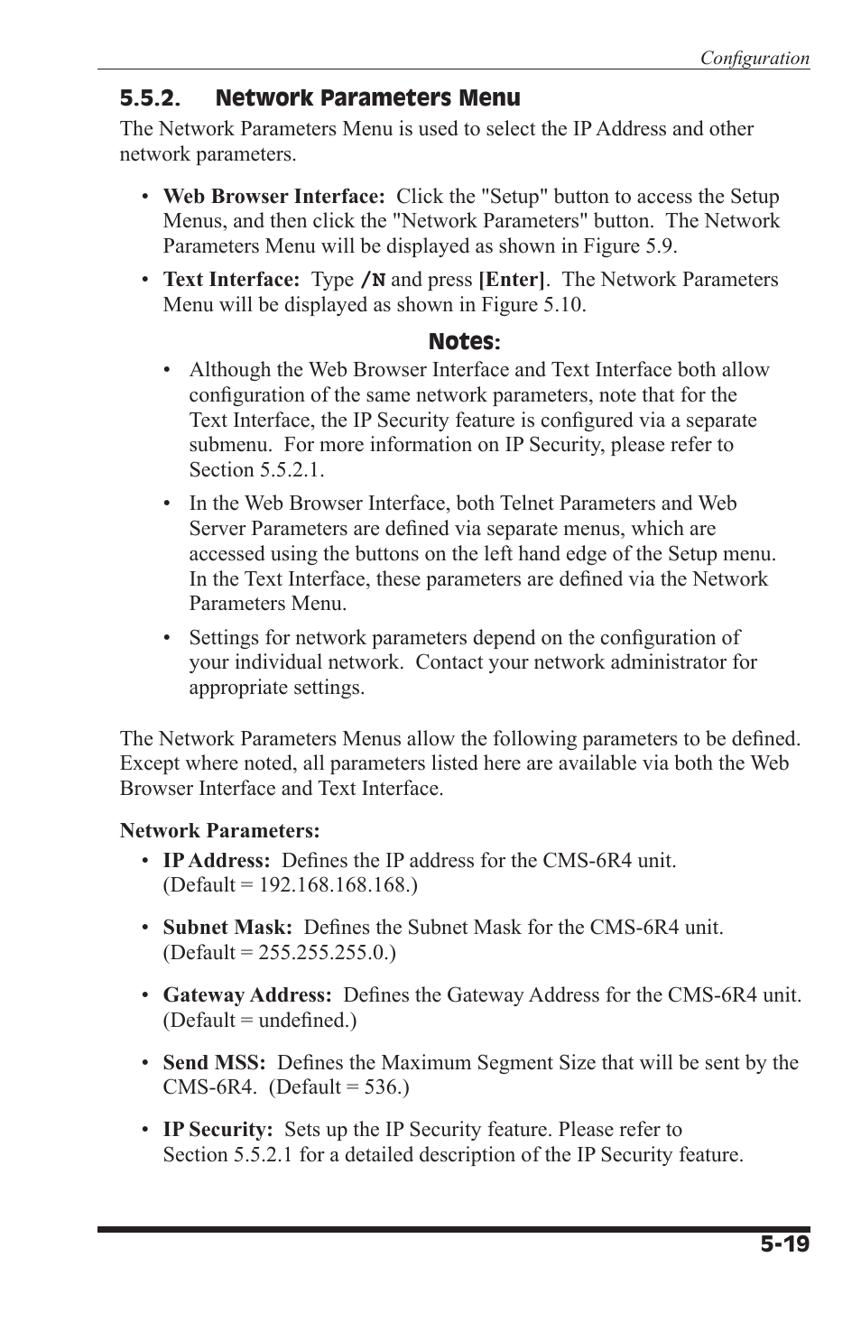 I-Tech Company CMS 6R4 Series User Manual | Page 41 / 123