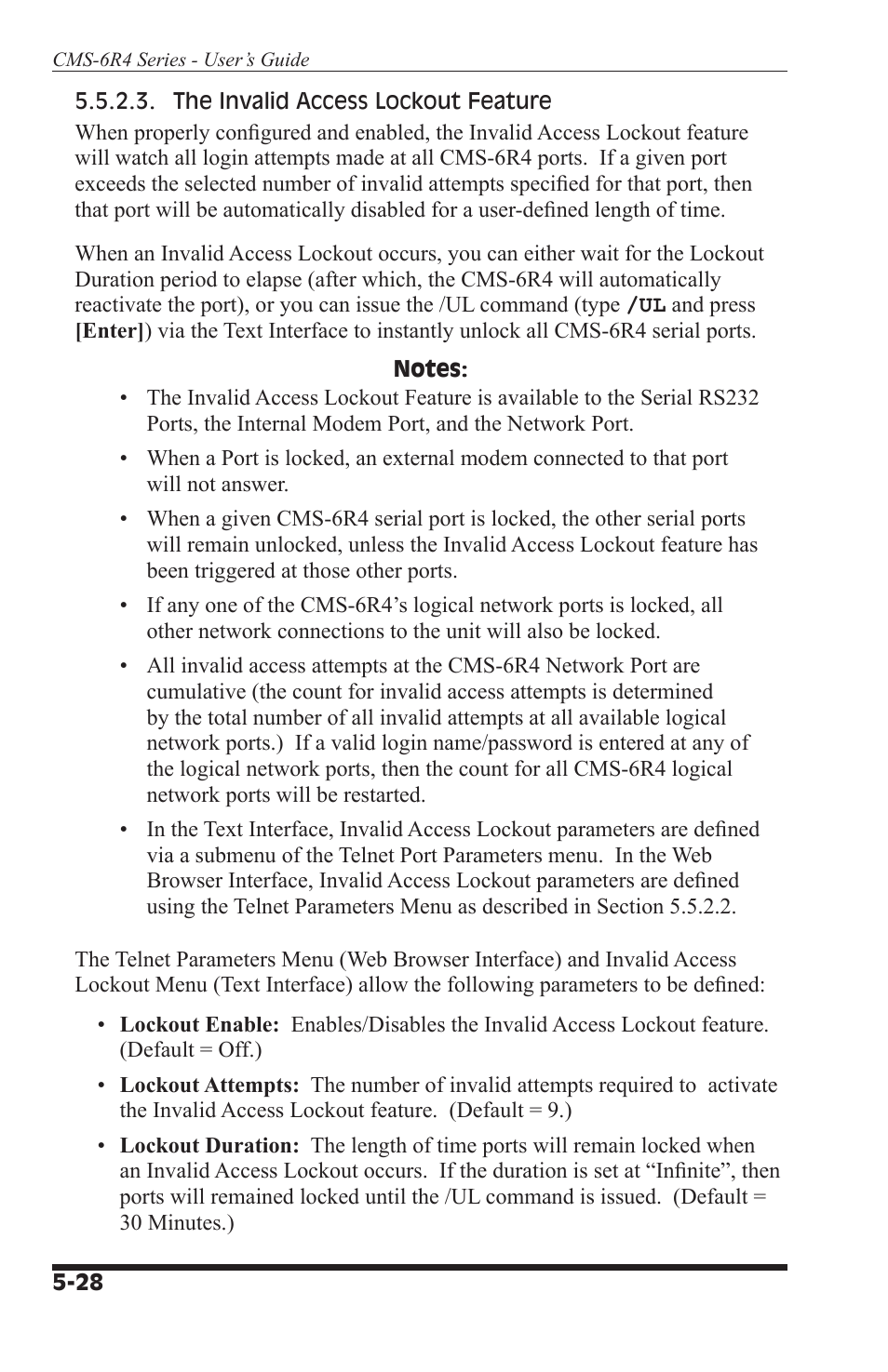 I-Tech Company CMS 6R4 Series User Manual | Page 50 / 123