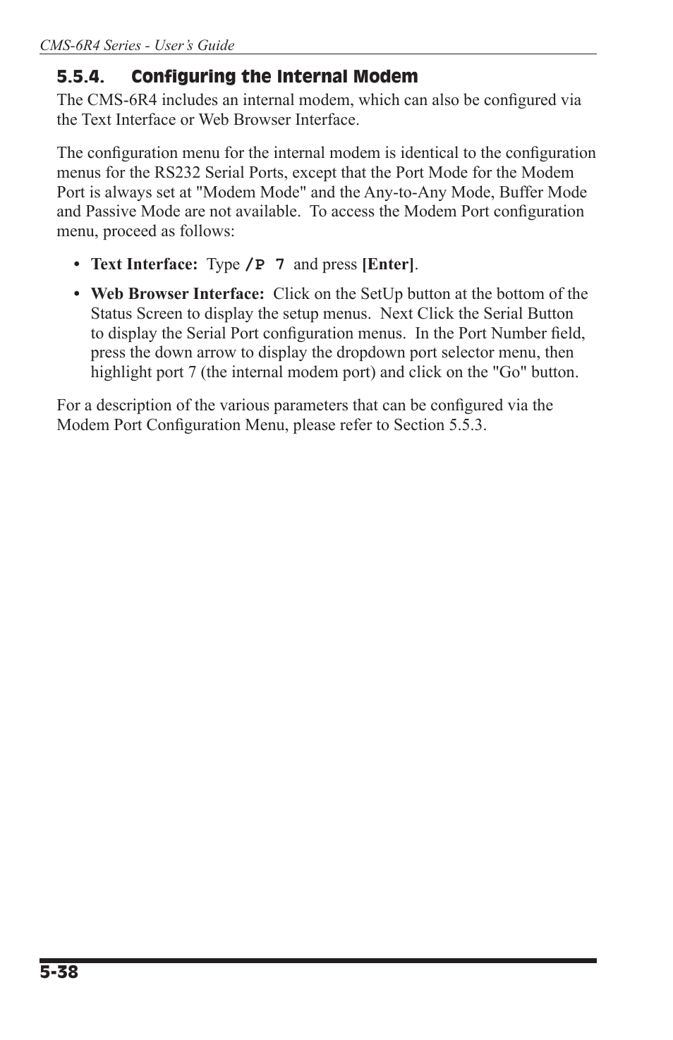I-Tech Company CMS 6R4 Series User Manual | Page 60 / 123