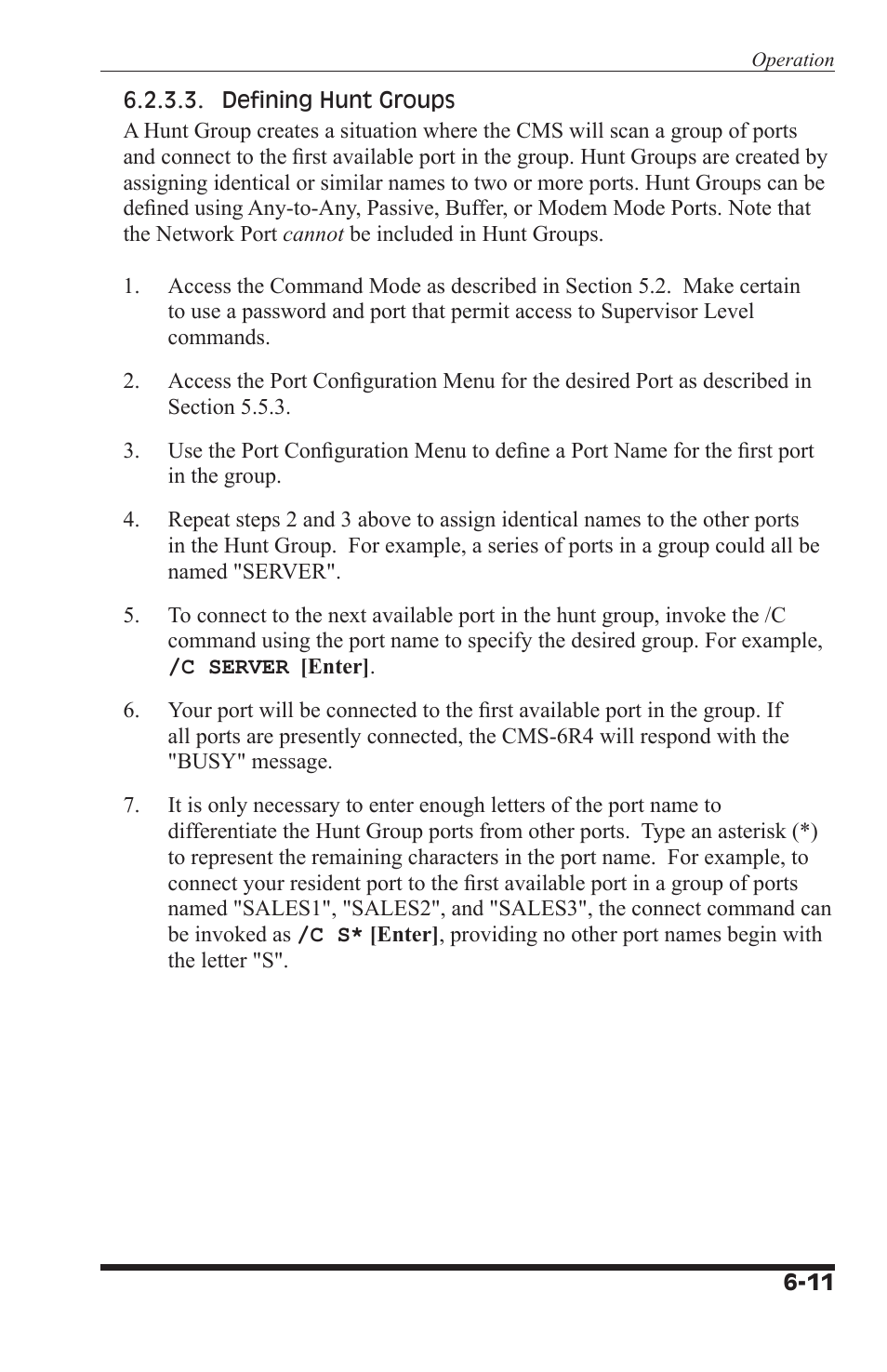 I-Tech Company CMS 6R4 Series User Manual | Page 75 / 123