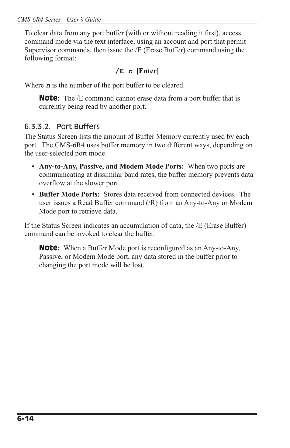 I-Tech Company CMS 6R4 Series User Manual | Page 78 / 123