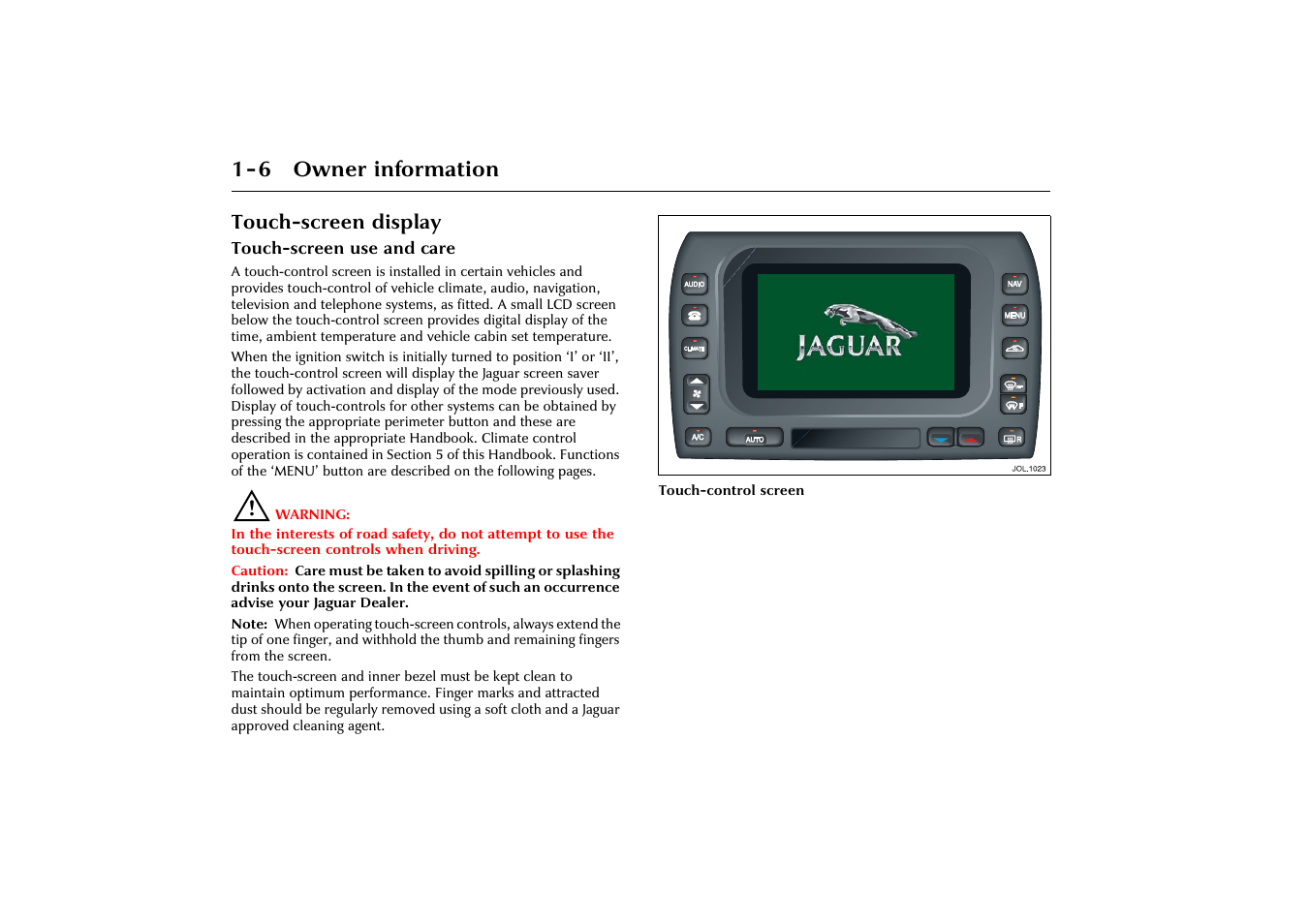 6 owner information | Jaguar X-Type JJM 21 02 20/15 User Manual | Page 10 / 187