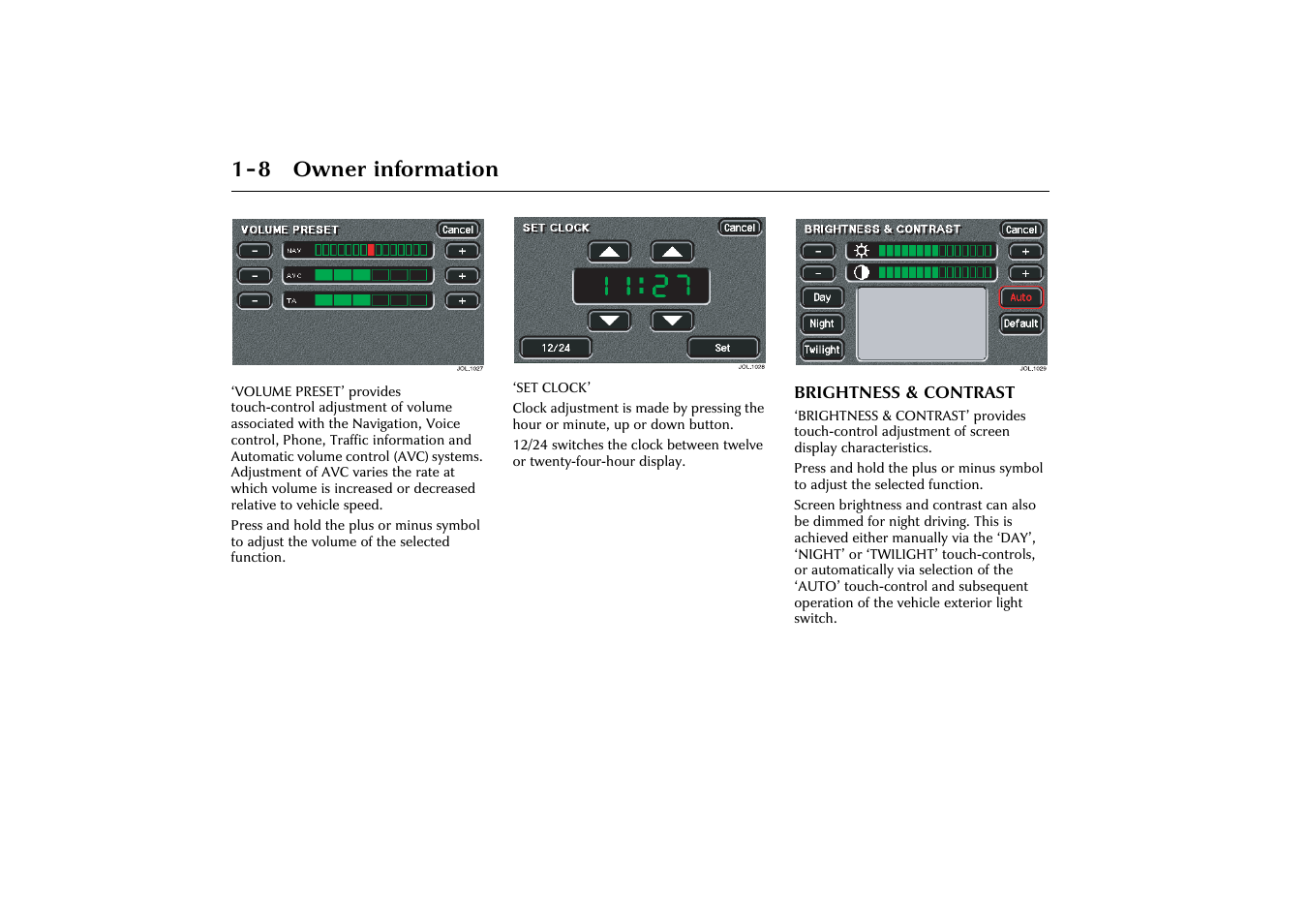 8 owner information | Jaguar X-Type JJM 21 02 20/15 User Manual | Page 12 / 187