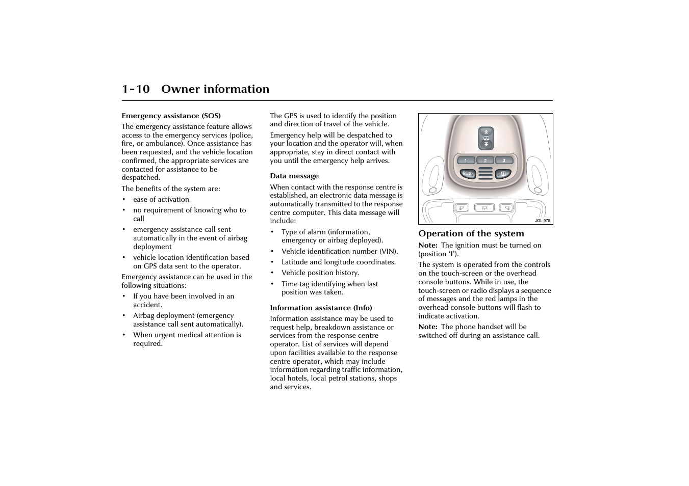 10 owner information | Jaguar X-Type JJM 21 02 20/15 User Manual | Page 14 / 187