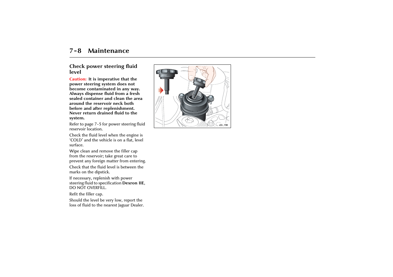 8 maintenance | Jaguar X-Type JJM 21 02 20/15 User Manual | Page 158 / 187