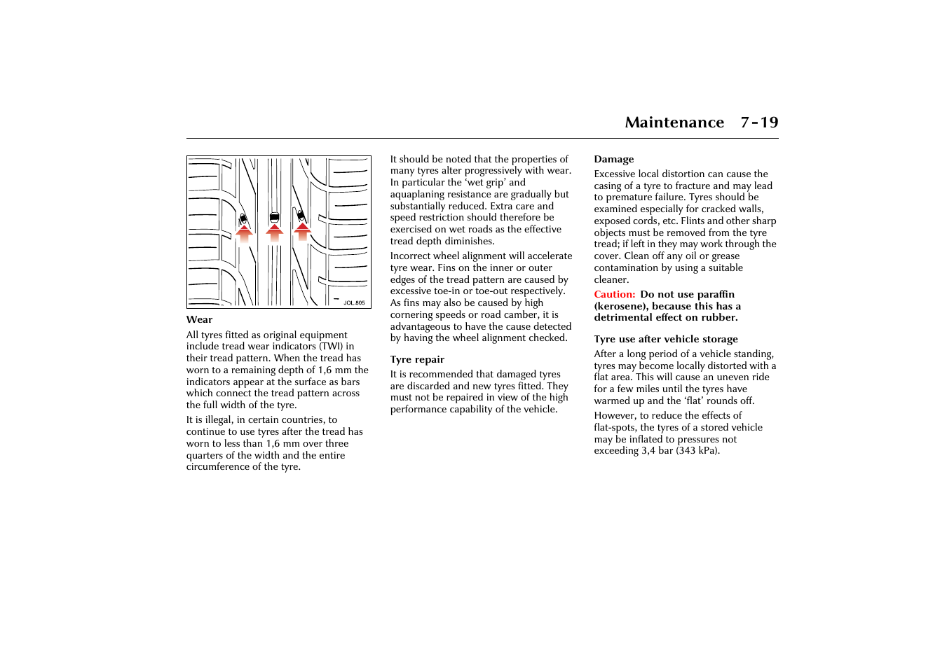 Maintenance 7-19 | Jaguar X-Type JJM 21 02 20/15 User Manual | Page 169 / 187