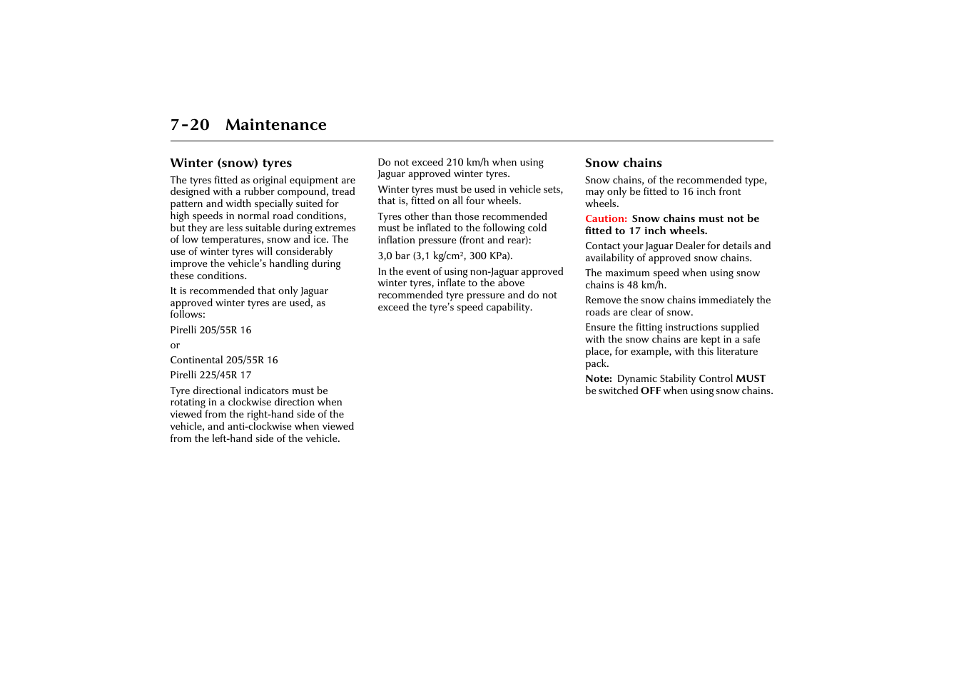 20 maintenance | Jaguar X-Type JJM 21 02 20/15 User Manual | Page 170 / 187