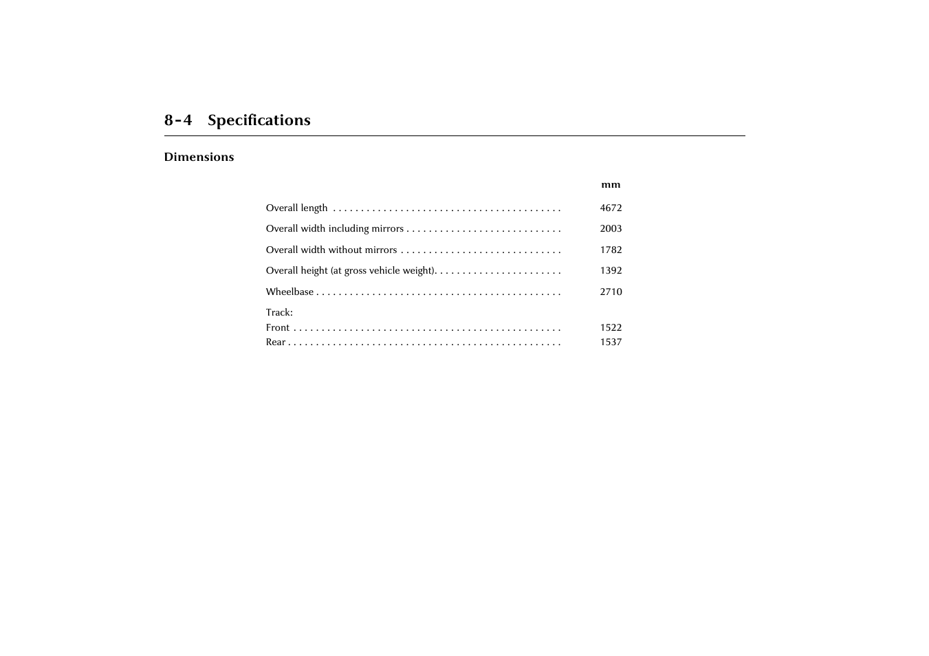 4 specifications | Jaguar X-Type JJM 21 02 20/15 User Manual | Page 178 / 187