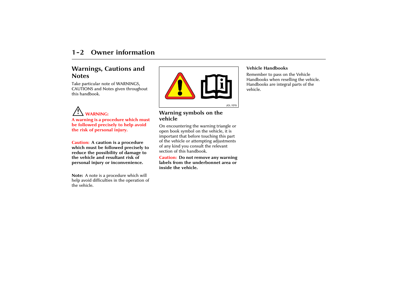 2 owner information | Jaguar X-Type JJM 21 02 20/15 User Manual | Page 6 / 187