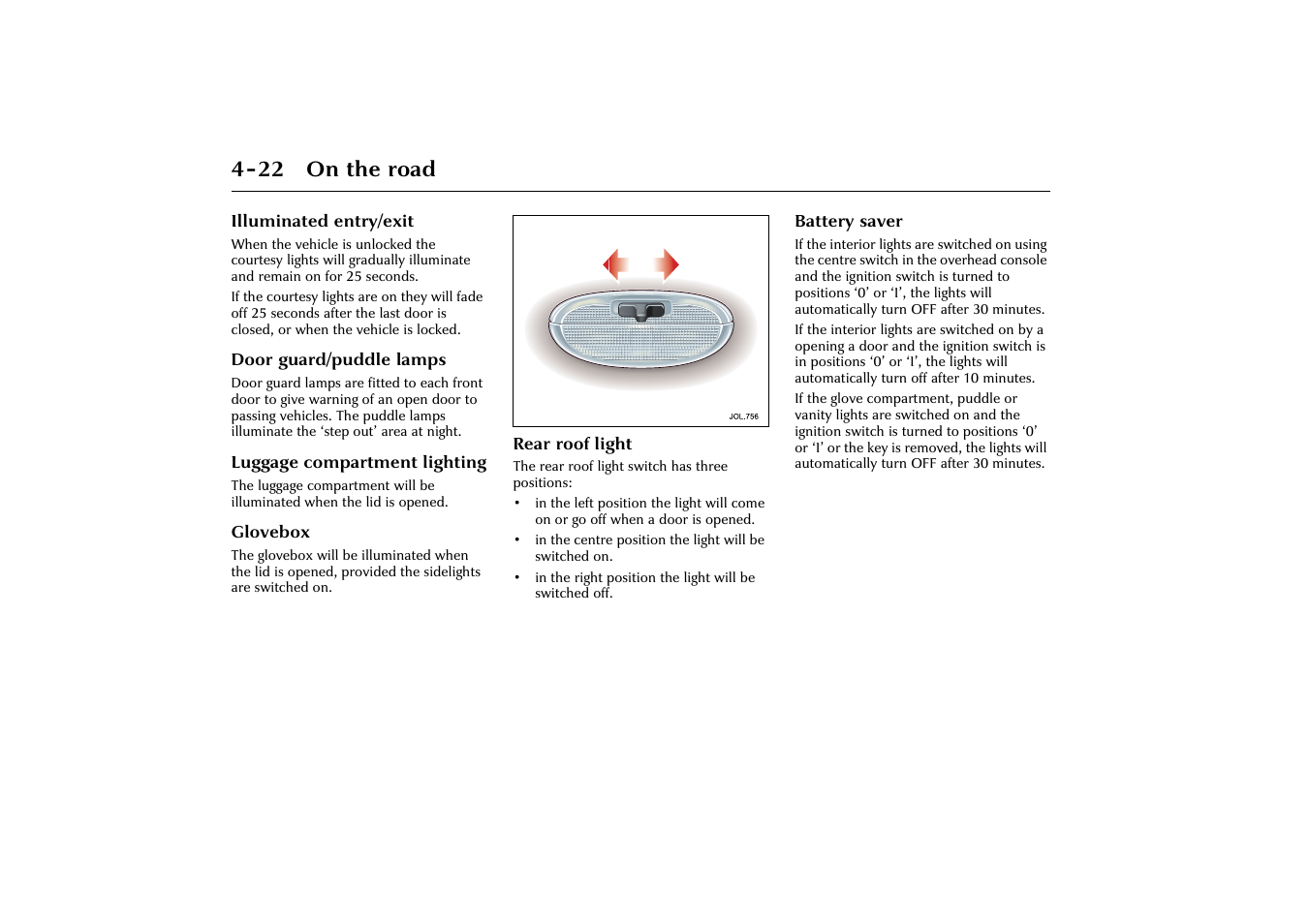 22 on the road | Jaguar X-Type JJM 21 02 20/15 User Manual | Page 78 / 187