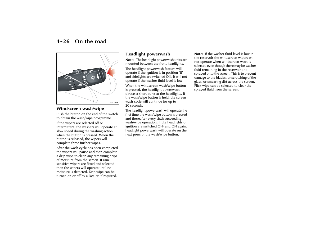 26 on the road | Jaguar X-Type JJM 21 02 20/15 User Manual | Page 82 / 187