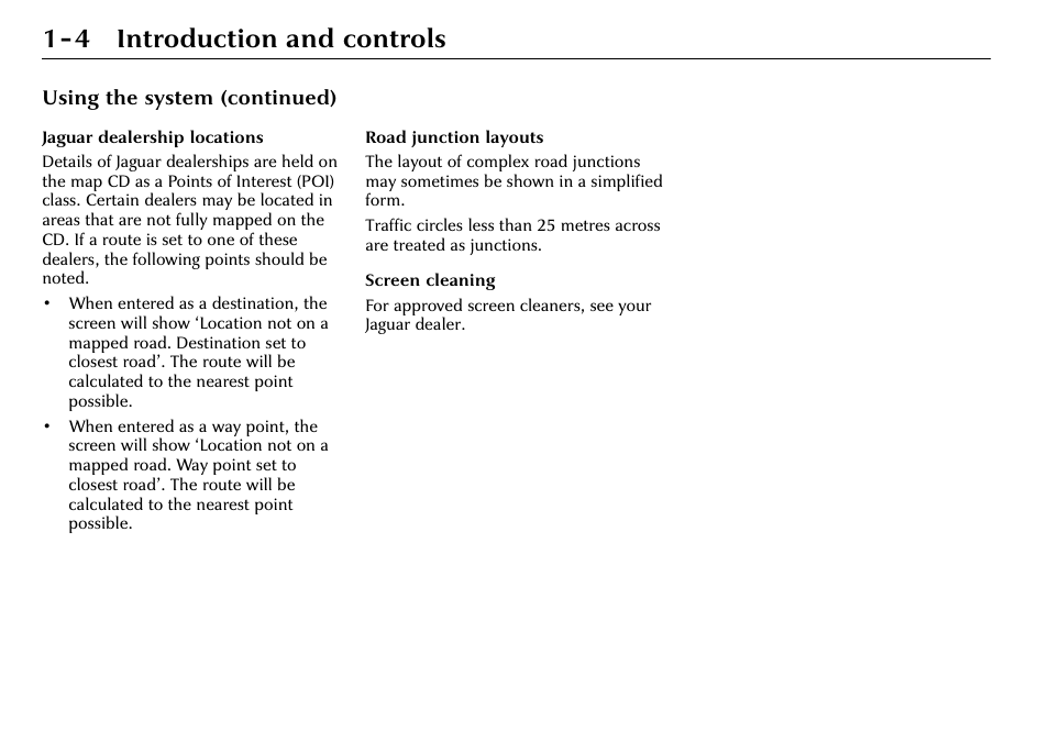 4 introduction and controls | Jaguar S-Type User Manual | Page 10 / 66