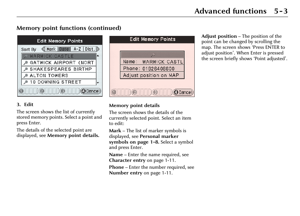 Advanced functions 5-3 | Jaguar S-Type User Manual | Page 43 / 66