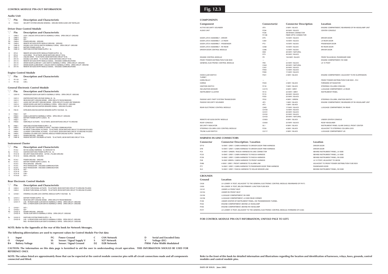 Fig. 12.3 | Jaguar S-TYPE 2004 User Manual | Page 112 / 172