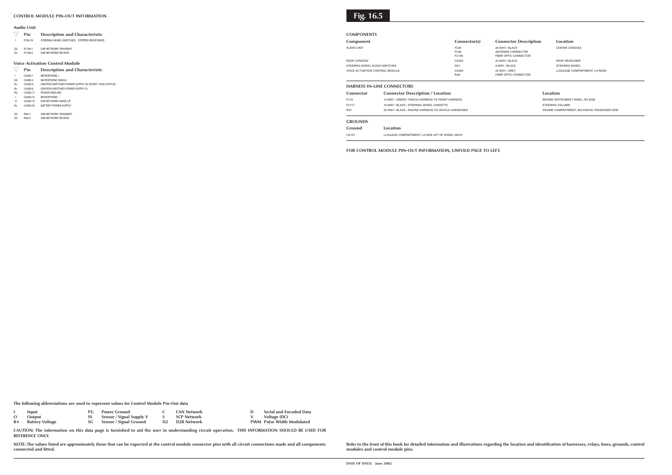 Fig. 16.5 | Jaguar S-TYPE 2004 User Manual | Page 130 / 172