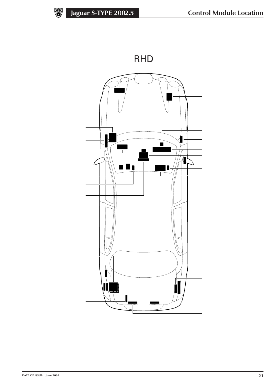 Control module location | Jaguar S-TYPE 2004 User Manual | Page 23 / 172