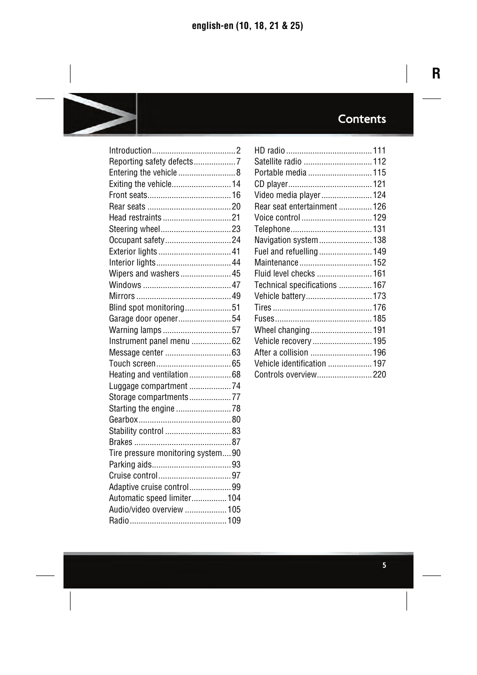 Jaguar SEMCON JLR XJ User Manual | Page 5 / 217