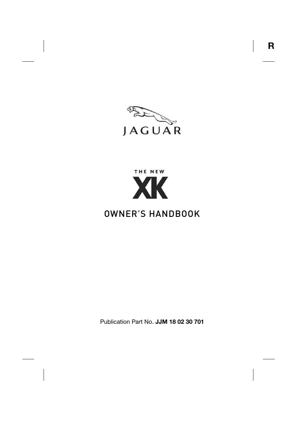 Jaguar XK JJM 18 02 30 701 User Manual | 260 pages