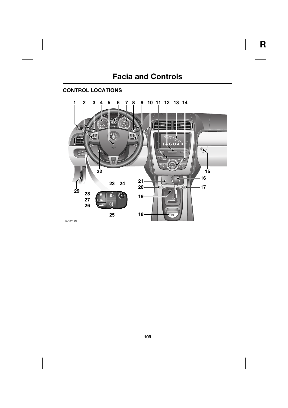 Facia and controls | Jaguar XK JJM 18 02 30 701 User Manual | Page 100 / 260