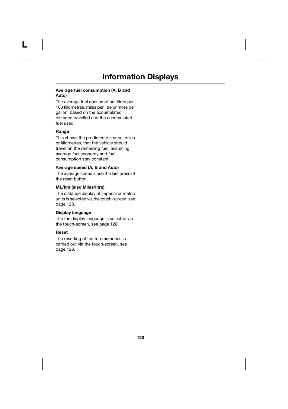 Information displays | Jaguar XK JJM 18 02 30 701 User Manual | Page 111 / 260