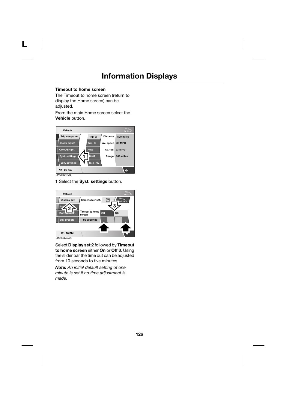 Information displays | Jaguar XK JJM 18 02 30 701 User Manual | Page 117 / 260