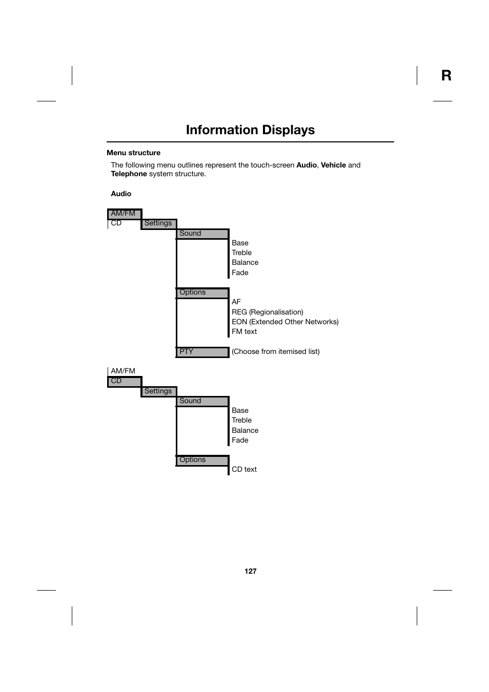 Information displays | Jaguar XK JJM 18 02 30 701 User Manual | Page 118 / 260