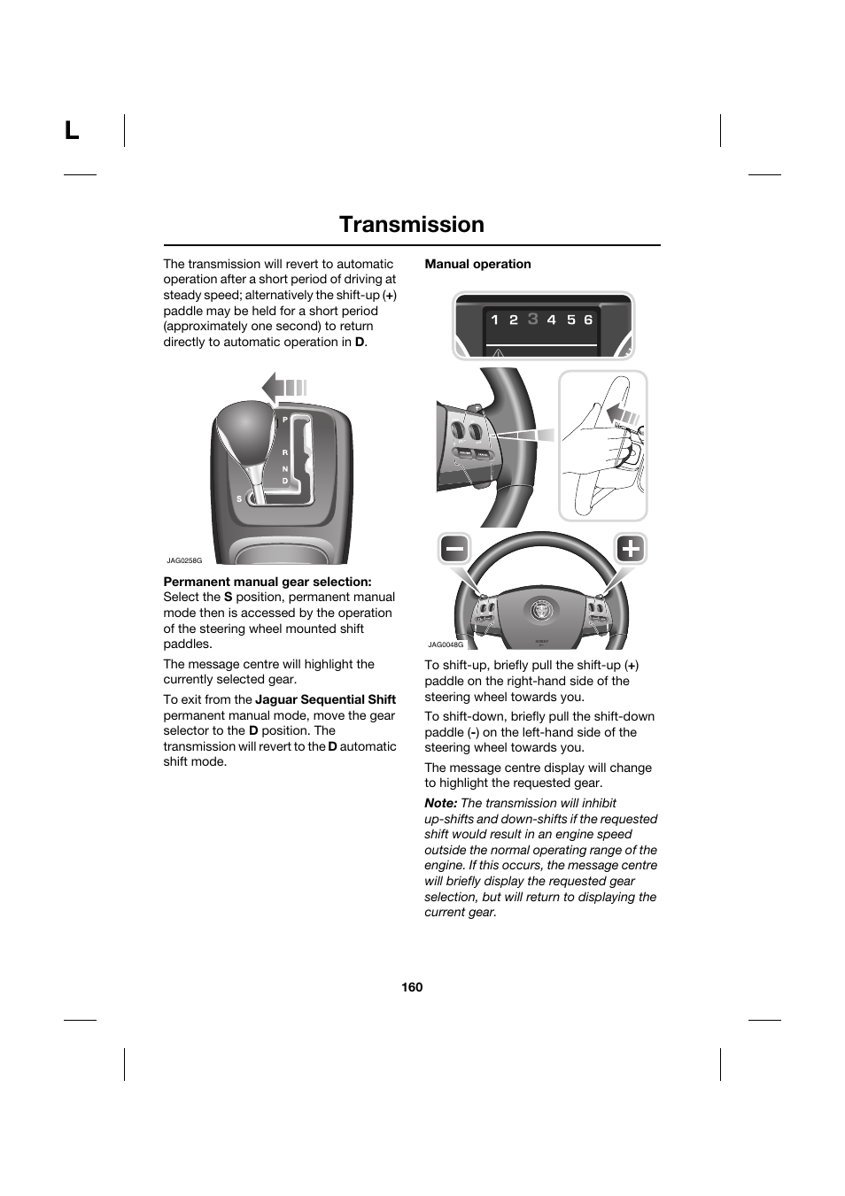 Transmission | Jaguar XK JJM 18 02 30 701 User Manual | Page 143 / 260