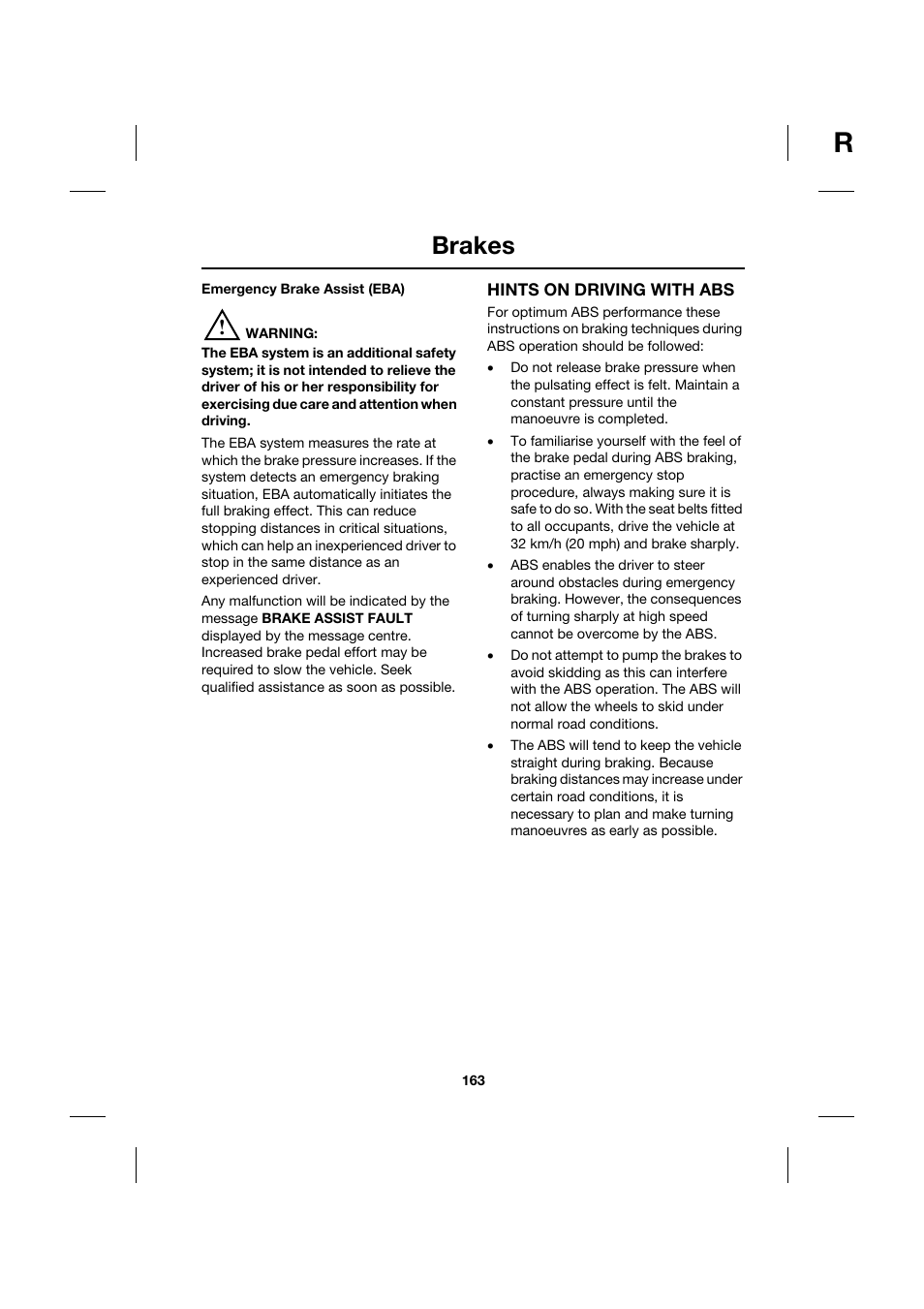 Brakes | Jaguar XK JJM 18 02 30 701 User Manual | Page 146 / 260