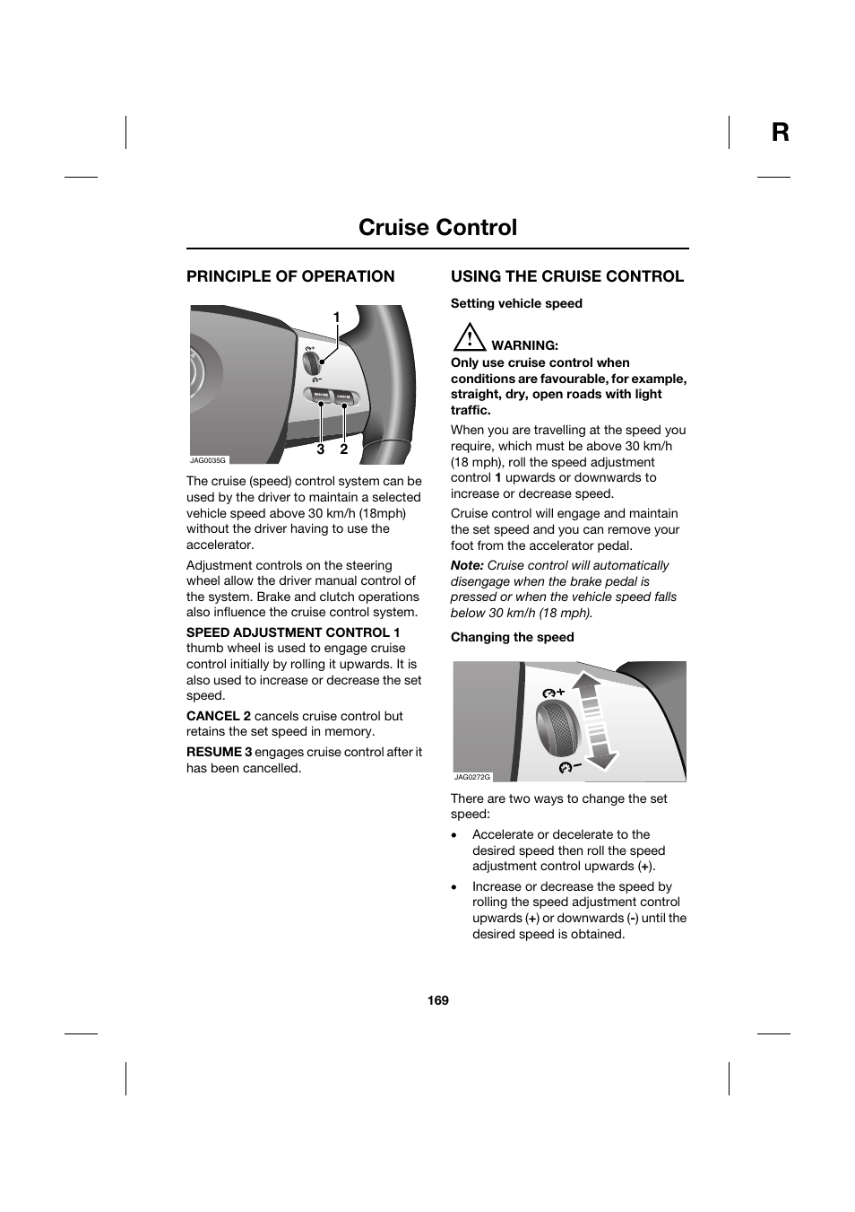 Cruise control | Jaguar XK JJM 18 02 30 701 User Manual | Page 152 / 260