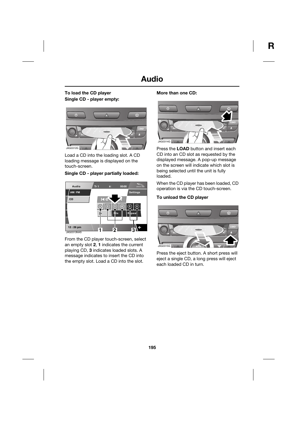 Audio | Jaguar XK JJM 18 02 30 701 User Manual | Page 170 / 260