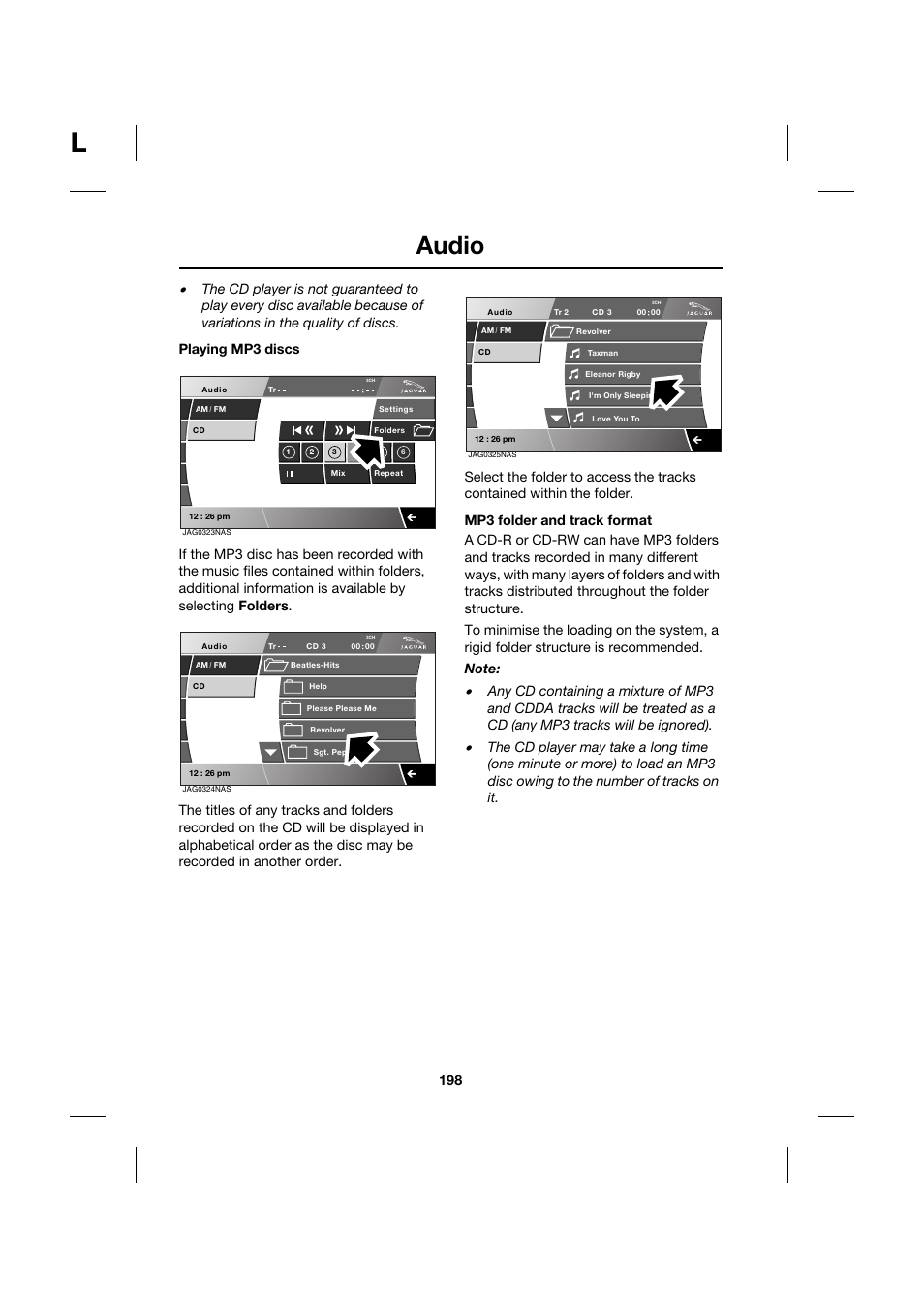 Audio | Jaguar XK JJM 18 02 30 701 User Manual | Page 173 / 260