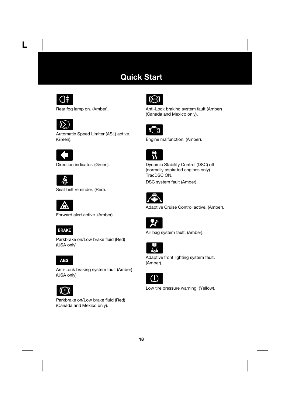 Quick start | Jaguar XK JJM 18 02 30 701 User Manual | Page 18 / 260