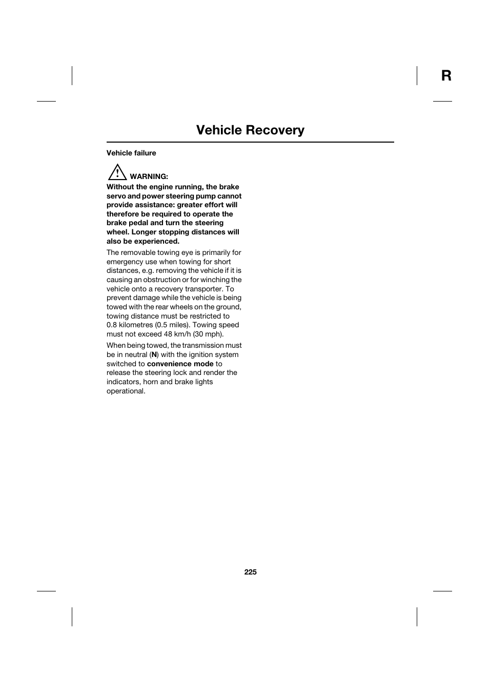 Vehicle recovery | Jaguar XK JJM 18 02 30 701 User Manual | Page 200 / 260