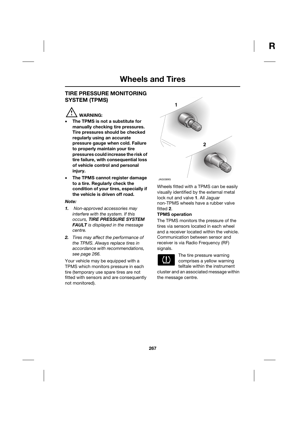 Wheels and tires | Jaguar XK JJM 18 02 30 701 User Manual | Page 233 / 260