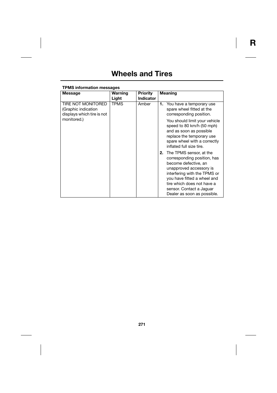 Wheels and tires | Jaguar XK JJM 18 02 30 701 User Manual | Page 237 / 260