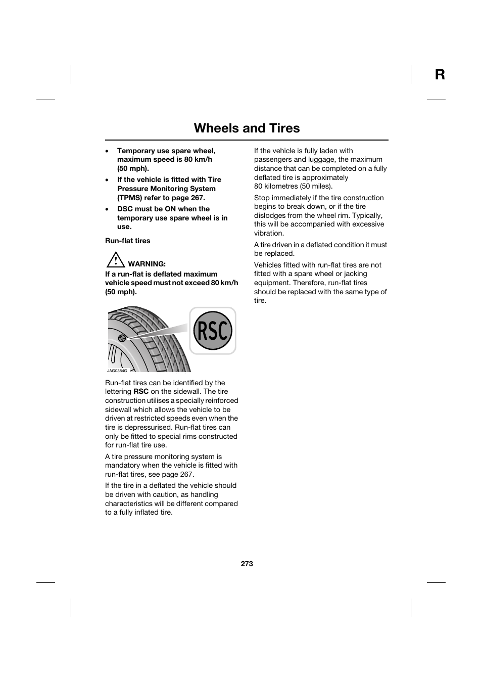 Wheels and tires | Jaguar XK JJM 18 02 30 701 User Manual | Page 239 / 260